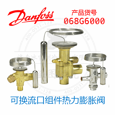 Danfoss/丹佛斯可换流口组件热力膨胀阀068G6000