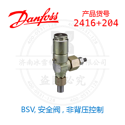 Danfoss/丹佛斯BSV,安全阀, 非背压控制2416+204