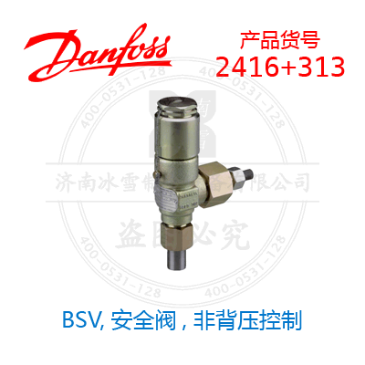 Danfoss/丹佛斯BSV,安全阀, 非背压控制2416+313